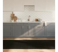 Berkfield Rug Rectangular Black100X1000 Cm Bamboo