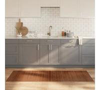 Berkfield Rug Rectangular Brown 70X200 Cm Bamboo