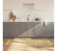 Berkfield Rug Rectangular Light Natural70X200 Cm Bamboo