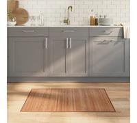 Berkfield Rug Rectangular Natural70X100 Cm Bamboo