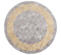Berkfield Rug Washable 120 Cm Grey Anti Slip
