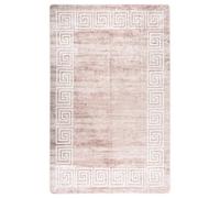 Berkfield Rug Washable 160X230 Cm Beige Anti Slip