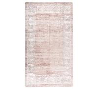 Berkfield Rug Washable 190X300 Cm Beige Anti Slip