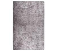 Berkfield Rug Washable 80X150 Cm Grey Anti Slip