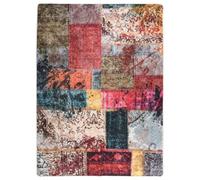 vidaXL Rug Washable Patchwork 120x180 cm Multicolour Anti Slip