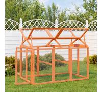 Berkfield Run Box Brown 141X94X104 Cm Solid Wood Pine