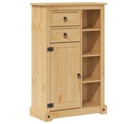 Berkfield Rustic Bathroom Cabinet Corona 70X33X110 Cm Solid Wood Pine