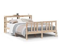 Berkfield Rustic Bed Frame With Headboard Without Mattress 120X200 Cm