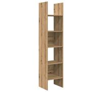 Berkfield Rustic Book Cabinet Artisan Oak 40 X 35 X 180 Cm Engineered Wood