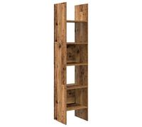 Berkfield Rustic Book Cabinet Old Wood 40 X 35 X 180 Cm Engineered Wood
