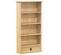 Berkfield Rustic Cd Cabinet Corona 52X17.5X103 Cm Solid Wood Pine