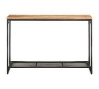 Berkfield Rustic Console Table 110X35X75 Cm Solid Acacia Wood