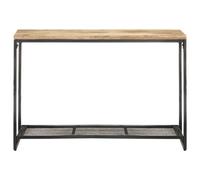 Berkfield Rustic Console Table 110X35X75 Cm Solid Mango Wood
