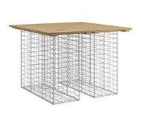 Berkfield Rustic Garden Bench Gabion Design 100X102X72 Cm Impregnated Wood Pine