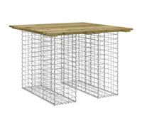 Berkfield Rustic Garden Bench Gabion Design 100X102X72 Cm Impregnated Wood Pine