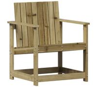 Berkfield Rustic Garden Chair 62X56X77 Cm Impregnated Wood Pine