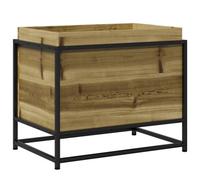 Berkfield Rustic Garden Planter 60X40X50 Cm Impregnated Wood Pine