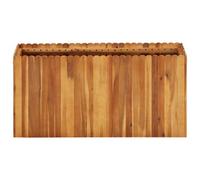 Berkfield Rustic Garden Raised Bed 100X30X50 Cm Solid Acacia Wood