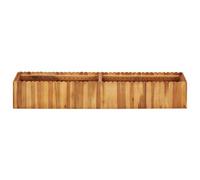 Berkfield Rustic Garden Raised Bed 150X30X25 Cm Solid Acacia Wood