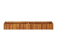 Berkfield Rustic Garden Raised Bed 200X30X25 Cm Solid Acacia Wood