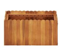 Berkfield Rustic Garden Raised Bed 50X30X25 Cm Solid Acacia Wood