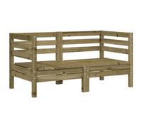 Berkfield Rustic Garden Sofas Corner 2 Pcs Impregnated Wood Pine