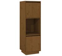 Berkfield Rustic Highboard Honey Brown 38X35X117 Cm Solid Wood Pine