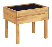 Berkfield Rustic Raised Garden Planter 50X40X45 Cm Solid Acacia Wood