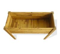 Berkfield Rustic Raised Garden Raised Bed Solid Acacia Wood