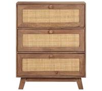 Berkfield Rustic Sideboard 61X35X76 Cm Solid Mango Wood