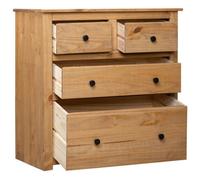 Berkfield Rustic Sideboard 80X40X83 Cm Pinewood Panama Range