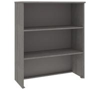 Berkfield Rustic Top For Highboard Light Grey 85X35X100 Cm Solid Wood Pine