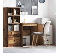 Berkfield Rustic Writing Desk Old Wood Engineered Wood 60 X 50 X 76 Cm