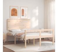 Berkfield Senior Bed Without Mattress 140X200 Cm Solid Wood