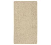 Berkfield Shaggy Rug Cream 80X150 Cm Anti Slip