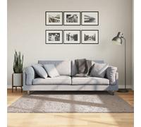 Berkfield Shaggy Rug Pamplona High Pile Modern Beige 160X160 Cm
