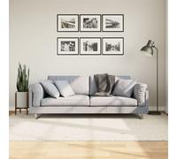Berkfield Shaggy Rug Pamplona High Pile Modern Cream 160X230 Cm