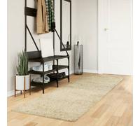 Berkfield Shaggy Rug Pamplona High Pile Modern Gold 80X250 Cm