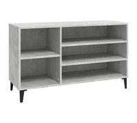 Berkfield Shoe Cabinet Concrete Grey 102X36X60 Cm Engineered Wood