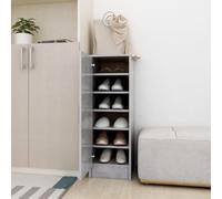 Berkfield Shoe Cabinet Concrete Grey 32X35X92 Cm Engineered Wood