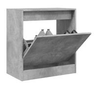 Berkfield Shoe Cabinet Concrete Grey 60X34X63.5 Cm Engineered Wood