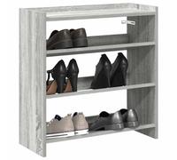 Berkfield Shoe Rack Grey Sonoma 60X25X62 Cm Engineered Wood