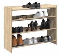 Berkfield Shoe Rack Sonoma Oak 80X25X61.5 Cm Engineered Wood