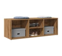 Berkfield Shoe Storage Bench Artisan Oak 105X35X35 Cm Engineered Wood