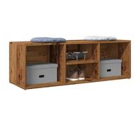 Berkfield Shoe Storage Bench Old Wood 105X35X35 Cm Engineered Wood