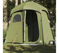 Berkfield Shower Tent 2-Person Olive Green Waterproof