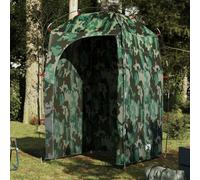 Berkfield Shower Tent Camouflage Waterproof