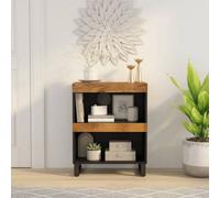 Berkfield Side Cabinet 60X33X75 Cm Solid Wood Mango