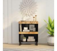 Berkfield Side Cabinet 60X33X75 Cm Solid Wood Mango