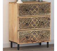 Berkfield Side Cabinet 60X33X75 Cm Solid Wood Mango